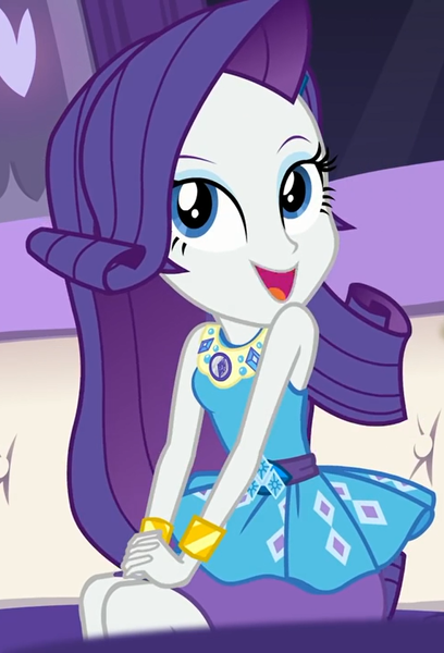 Size: 734x1080 | Tagged: safe, derpibooru import, screencap, rarity, driving miss shimmer, equestria girls, equestria girls series, beautiful, belt buckle, blue eyes, blue eyeshadow, bracelet, choose your own ending (season 1), clothes, cropped, cute, cutie mark, cutie mark on clothes, diamonds, dress, driving miss shimmer: rarity, female, frilly design, geode of shielding, gold, hands together, image, jewelry, limousine, magical geodes, open mouth, open smile, pencil skirt, pendant, png, raribetes, rarity peplum dress, sitting, sleeveless, sleeveless tank top, smiling, solo