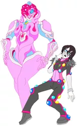 Size: 762x1243 | Tagged: artist:terry, crossover, derpibooru import, fan fic bait, human, humanized, jojo's bizarre adventure, parody, pinkie pie, safe, stand