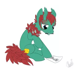 Size: 1000x917 | Tagged: artist needed, safe, derpibooru import, ponified, pony, ava's demon, drawing, tuls tenebrose