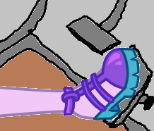 Size: 218x186 | Tagged: safe, artist:ilaria122, derpibooru import, sci-twi, twilight sparkle, equestria girls, equestria girls series, spoiler:eqg series (season 2), 1000 hours in ms paint, clothes, legs, pedal, pictures of legs, shoes