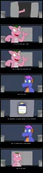 Size: 640x2544 | Tagged: artist:guilmonking, artist:tarkan809, chaonnaise, chaos emerald, cutscene, derpibooru import, door, food, g1, g3, implied vore, joke, master kenbroath gilspotten heathspike, mayonnaise, pixel art, rage 2019, safe, sauce, sonic is real, sonic the hedgehog (series), spike (g1), text