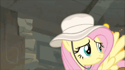 Size: 800x450 | Tagged: safe, derpibooru import, screencap, biff, doctor caballeron, fluttershy, rogue (character), withers, earth pony, pegasus, pony, daring doubt, animated, bag, bridge, falling, female, hat, henchmen, lava, male, mare, peril, rescue, saddle bag, safari hat, speed lines, stallion, truth talisman, you know for kids
