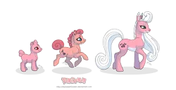 Size: 4648x2384 | Tagged: safe, artist:almairis, derpibooru import, ponified, igglybuff, jigglypuff, pony, wigglytuff, crossover, pokémon, simple background, transparent background