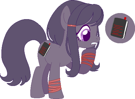 Size: 467x341 | Tagged: safe, artist:iesbeans, artist:strawberry-spritz, derpibooru import, ponified, pony, base used, crossover, doki doki literature club, yuri (ddlc)