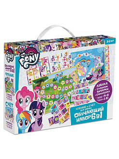 Size: 246x328 | Tagged: safe, derpibooru import, pinkie pie, rainbow dash, twilight sparkle, twilight sparkle (alicorn), alicorn, pony, bonus, box, cyrillic, my little pony, puzzle, russian