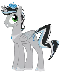 Size: 1300x1600 | Tagged: safe, artist:sixes&sevens, derpibooru import, oc, oc:prince mentiad, alicorn, pony, alicorn oc, crown, horn, jewelry, regalia, simple background, transparent background, wings