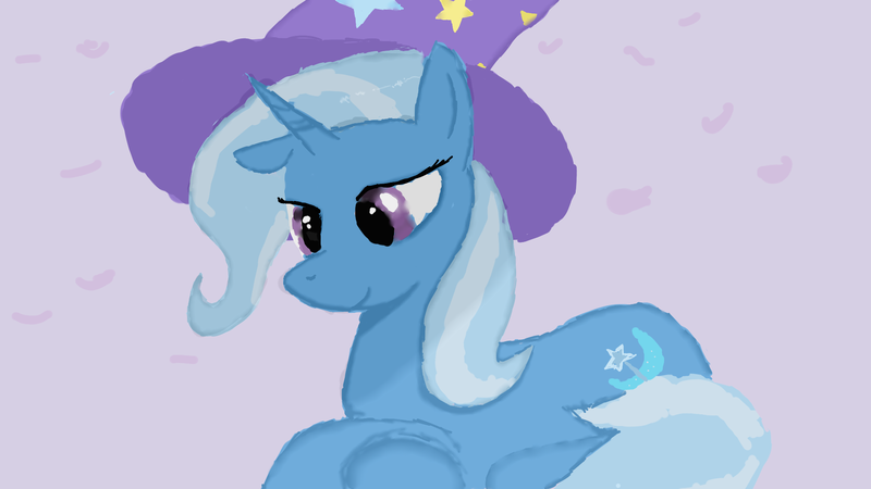 Size: 1920x1080 | Tagged: safe, artist:cxzcciro3, derpibooru import, trixie, pony, unicorn, clothes, female, hat, mare, trixie's hat