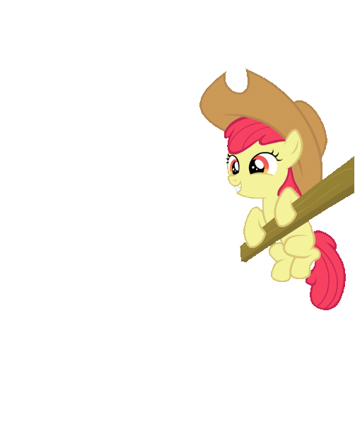 Size: 800x956 | Tagged: artist needed, safe, derpibooru import, apple bloom, earth pony, pony, animated, apple bloom's bow, applejack's hat, bow, cowboy hat, female, filly, gif, hair bow, hat, open mouth, simple background, smiling, talking, transparent background, vector