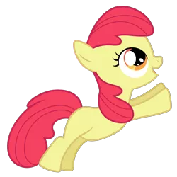 Size: 4550x4550 | Tagged: safe, artist:reginault, derpibooru import, edit, editor:slayerbvc, vector edit, apple bloom, earth pony, pony, hearts and hooves day (episode), .svg available, absurd resolution, accessory-less edit, female, filly, hearts and hooves day, missing accessory, open mouth, simple background, solo, transparent background, vector