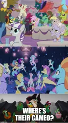 Size: 500x902 | Tagged: boyle, capper dapperpaws, captain celaeno, caption, changedling, changedling brothers, changeling, derpibooru import, derpy hooves, dusty pages, edit, edited screencap, gilda, king thorax, lix spittle, mullet (character), murdock, my little pony: the movie, parrot pirates, pharynx, pirate, prince pharynx, princess skystar, queen novo, safe, screencap, seapony (g4), silverstream, spoiler:my little pony the movie, tempest shadow, the ending of the end, thorax, twilight velvet
