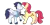 Size: 1280x640 | Tagged: safe, artist:itstechtock, derpibooru import, apple bumpkin, soarin', earth pony, pegasus, pony, apple family member, clothes, female, male, necktie, shipping, shirt, simple background, straight, transparent background, vector