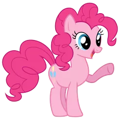 Size: 6000x6000 | Tagged: safe, artist:90sigma, derpibooru import, pinkie pie, earth pony, pony, feeling pinkie keen, absurd resolution, cute, diapinkes, female, mare, open mouth, simple background, solo, transparent background, vector