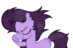 Size: 919x613 | Tagged: safe, artist:yourrdazzle, derpibooru import, ponified, earth pony, pony, base used, facehoof, female, mare, simple background, solo, sugilite (steven universe), transparent background