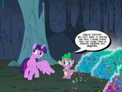 Size: 1024x768 | Tagged: alicorn, caves, comic, derpibooru import, guardians of the rainbow crystals, safe, spike, twilight sparkle, twilight sparkle (alicorn)