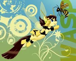 Size: 400x320 | Tagged: safe, artist:creepy99, derpibooru import, ponified, insect, pony, wasp, avengers: earth's mightiest heroes