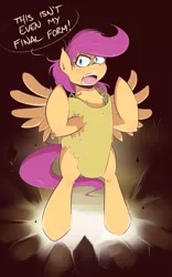 Size: 1195x1920 | Tagged: artist:balooga, derpibooru import, food, safe, scootaloo, solo, taco, tacoloo, this isn't even my final form