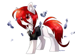 Size: 1707x1280 | Tagged: safe, artist:kaliner123, derpibooru import, ponified, pony, anime, cinnabar (land of the lustrous), houseki no kuni, land of the lustrous