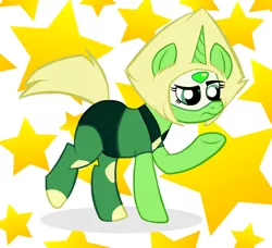 Size: 1536x1398 | Tagged: safe, artist:sapphiresong46, derpibooru import, ponified, pony, anime, peridot (steven universe), steven universe