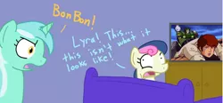 Size: 902x419 | Tagged: bon bon, bon-bon's secret, derpibooru import, exploitable meme, hound, human fetish, lyra heartstrings, meme, out of context, spike witwicky, suggestive, sweetie drops, transformers