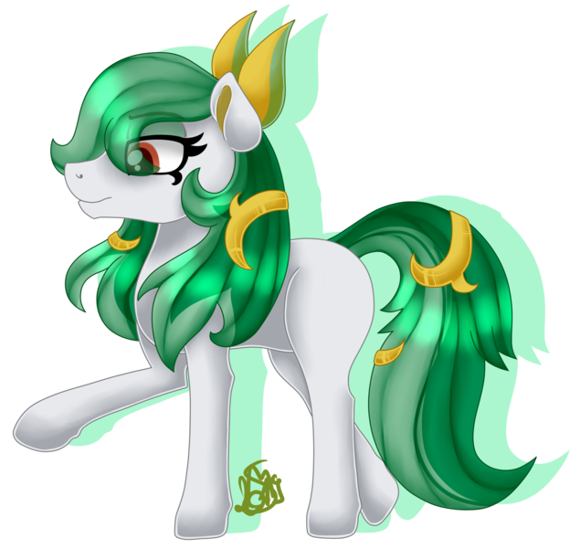Size: 2116x2000 | Tagged: safe, artist:spokenmind93, derpibooru import, ponified, earth pony, pony, serperior, female, high res, looking down, mare, one hoof raised, pokémon, simple background, solo, transparent background