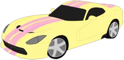 Size: 2056x998 | Tagged: artist:totallynotabronyfim, car, derpibooru import, dodge (car), dodge viper, fluttershy, safe, simple background, srt viper, transparent background