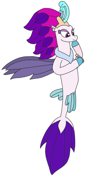 Size: 1507x3040 | Tagged: artist:supahdonarudo, derpibooru import, holding, hoof on chin, message in a bottle, my little pony: the movie, queen novo, safe, seapony (g4), simple background, thinking, transparent background