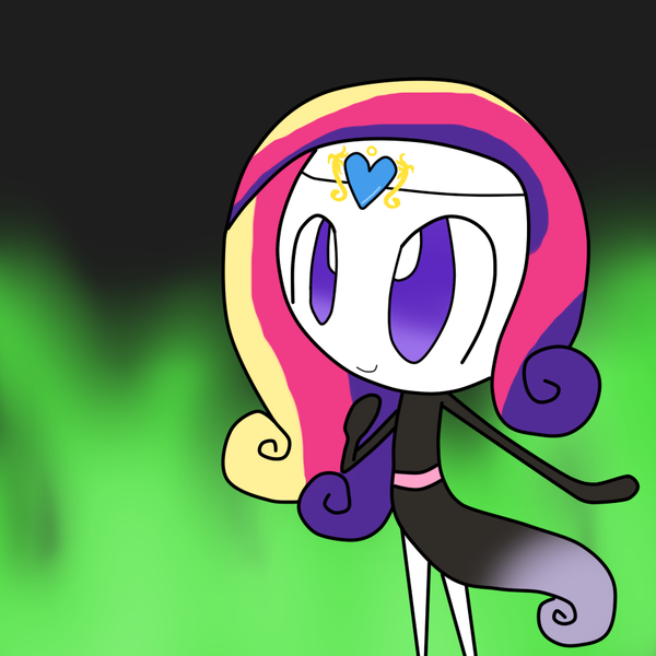 Size: 900x900 | Tagged: artist:thenintendoctor, derpibooru import, meloetta, pokémon, princess cadance, pun, safe, solo