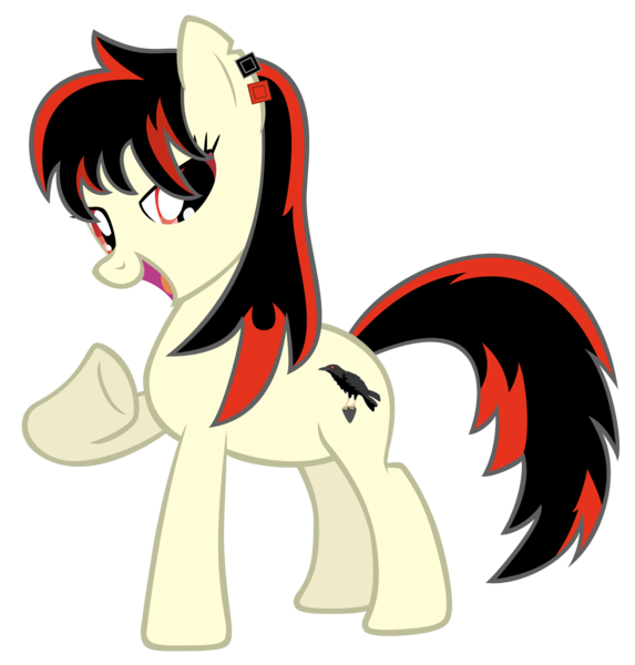 Size: 4776x5000 | Tagged: safe, artist:luckysmores, derpibooru import, oc, oc:raven fear, pony, bedroom eyes, fabulous, i'm fabulous, pointing at self, simple background, solo, transparent background