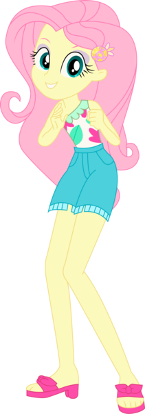 Size: 530x1507 | Tagged: safe, artist:marcorois, derpibooru import, fluttershy, equestria girls, equestria girls series, i'm on a yacht, spoiler:eqg series (season 2), clothes, simple background, solo, transparent background, vector