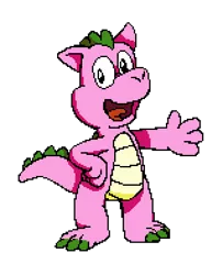 Size: 320x394 | Tagged: safe, artist:tarkan809, derpibooru import, spike (g1), dragon, pony, pixel art, pizza tower, style emulation