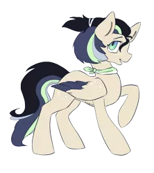 Size: 1024x1151 | Tagged: artist:paisleyperson, derpibooru import, female, magical gay spawn, mare, oc, offspring, parent:doctor caballeron, parent:soarin', pegasus, safe, simple background, solo, transparent background, two toned wings, wings