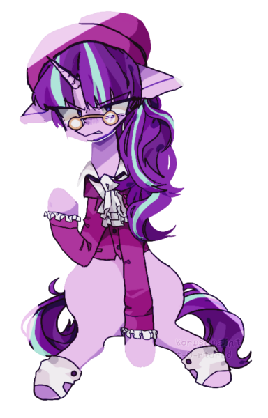 Size: 547x855 | Tagged: artist:t-0-rtured, derpibooru import, female, hearth's warming, hearthswarming, safe, snowfall frost, starlight glimmer