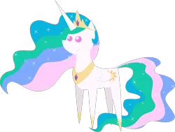 Size: 4747x3585 | Tagged: safe, artist:estories, derpibooru import, edit, editor:slayerbvc, princess celestia, alicorn, pony, celestia's crown, cropped, female, hoof shoes, jewelry, mare, peytral, pointy ponies, regalia, simple background, solo, transparent background, vector