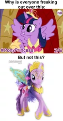 Size: 700x1344 | Tagged: safe, derpibooru import, twilight sparkle, twilight sparkle (alicorn), alicorn, pony, magical mystery cure, alicorn drama, butthurt, drama, female, hasbro, mare, toy