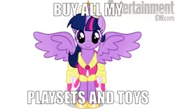 Size: 632x393 | Tagged: safe, derpibooru import, twilight sparkle, twilight sparkle (alicorn), alicorn, pony, alicorn drama, buy our toys, cheat commandos, drama, homestar runner