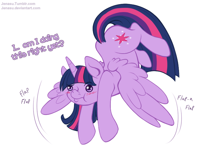 Size: 658x495 | Tagged: safe, artist:jenasu, derpibooru import, twilight sparkle, twilight sparkle (alicorn), alicorn, pony, blushing, flying, solo