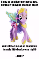 Size: 399x600 | Tagged: safe, derpibooru import, twilight sparkle, twilight sparkle (alicorn), alicorn, pony, alicorn drama, drama, toy