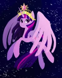 Size: 2000x2500 | Tagged: safe, artist:adailey, derpibooru import, twilight sparkle, twilight sparkle (alicorn), alicorn, pony, big crown thingy, element of magic, female, jewelry, mare, regalia