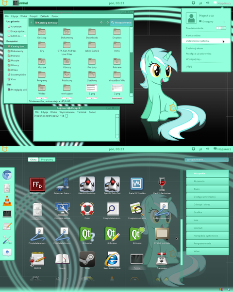 Size: 1440x1800 | Tagged: derpibooru import, gnome (desktop), linux, lyra heartstrings, safe