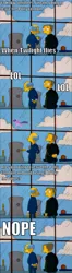 Size: 486x1835 | Tagged: safe, derpibooru import, twilight sparkle, twilight sparkle (alicorn), alicorn, pony, alicorn drama, comic, drama, female, leaving the fandom, mare, mr. burns, the simpsons, waylon smithers