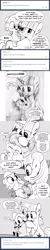 Size: 896x4475 | Tagged: safe, artist:mamatwilightsparkle, derpibooru import, spike, twilight sparkle, dragon, pony, unicorn, baby, baby spike, clothes, comic, diaper, footed sleeper, monochrome, pajamas, showering, towel, tumblr, younger