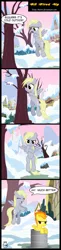 Size: 747x3037 | Tagged: safe, artist:toxic-mario, derpibooru import, derpy hooves, spitfire, pegasus, pony, comic:toxic-mario's derpfire shipwreck, comic, derpfire, female, lesbian, mare, shipping, snow, spitfire's hair is fire
