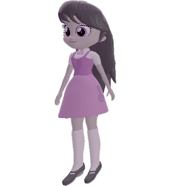 Size: 662x720 | Tagged: safe, artist:topsangtheman, derpibooru import, octavia melody, equestria girls, 3d, simple background, solo, source filmmaker, transparent background