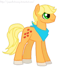 Size: 1219x1405 | Tagged: applejack, applejack (g1), applejack (male), artist:jaquelindreamz, bandana, derpibooru import, g1, g1 to g4, generation leap, rule 63, safe, simple background, solo