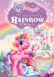 Size: 354x500 | Tagged: crystal princess, derpibooru import, dvd cover, g3, rarity (g3), safe, the runaway rainbow