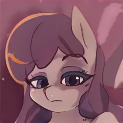 Size: 1024x1024 | Tagged: safe, artist:thisponydoesnotexist, derpibooru import, machine learning generated, pony, bust, female, image, jpeg, mare, neural network, not cheerilee, pathetic, portrait, simple background, solo