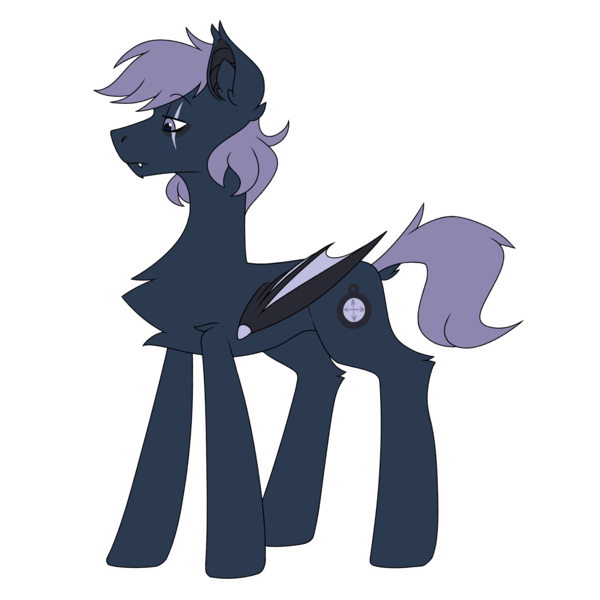 Size: 2035x2035 | Tagged: safe, artist:itazurana, derpibooru import, oc, oc:shiverdust, bat pony, pony, scar, simple background, transparent background