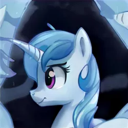 Size: 1024x1024 | Tagged: safe, artist:thisponydoesnotexist, derpibooru import, machine learning generated, pony, artificial intelligence, bust, chad yes, image, looking at you, neural network, png, portrait, solo, yes