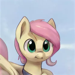 Size: 1024x1024 | Tagged: safe, artist:thisponydoesnotexist, derpibooru import, machine learning generated, pony, image, jpeg, neural network, simple background, solo