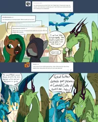 Size: 2562x3190 | Tagged: artist:professor-ponyarity, coffee, derpibooru import, dragon, female, male, mare, oc, oc:caffeine hazard, oc:feraxis, oc:rye, pegasus, safe, stallion, tumblr:ask rye dimar dragon